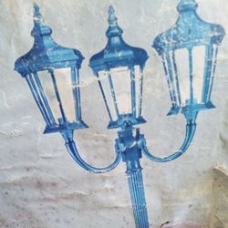 High Quality 3 Tier Iron Lamp Post 