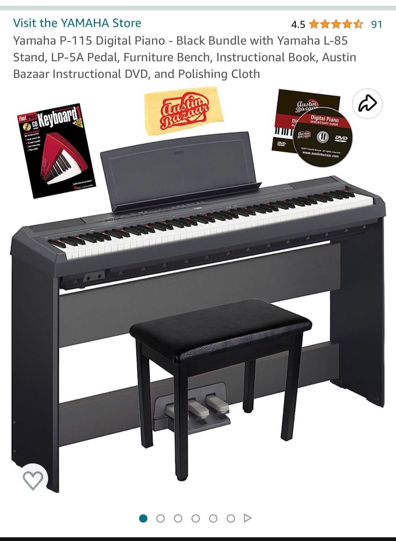 Yamaha Digital Piano P115