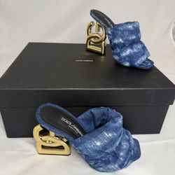 Dolce&gabbana denim Heels 