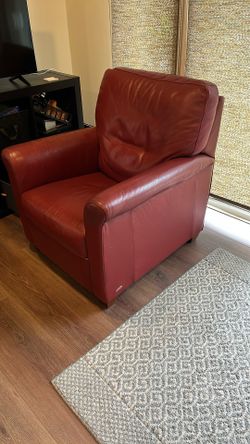 Recliner chair Red