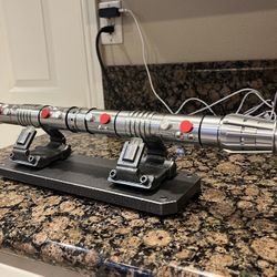 CC sabers Darth Maul Neopixel lightsaber staff (SNV4)