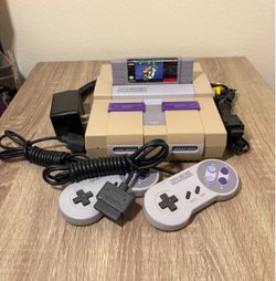 Original Super Nintendo (SNES) Gaming System