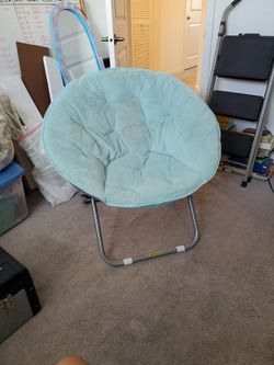Light Blue Chair Foldable 