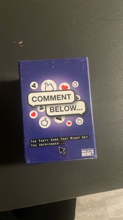 Comment below game