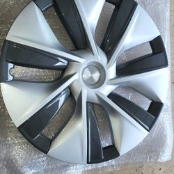 4x Tesla Model Y 19" Gemini Wheel Cover OEM Rim Hub from brand new 2023 Model Y

