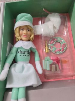 Martha Stewart Christmas Elf Doll with Accessories