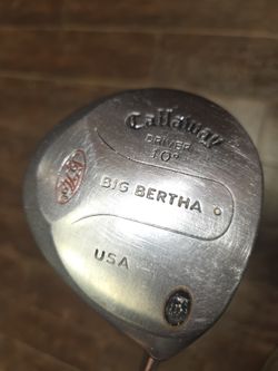 Callaway Big Bertha Driver 8° & 10° Pair - True Temper Dynamic Gold Steel Shafts