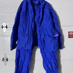 Coleman Waterproof PVC Rain Suit – Size Large – Jacket & Pants