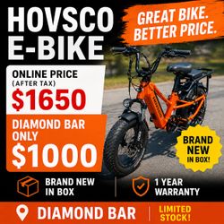Hovcart 1000 outdoor in Diamond bar cargo ebike for sales