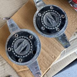 Zenith style spinners. Some Damage, 2 Only.