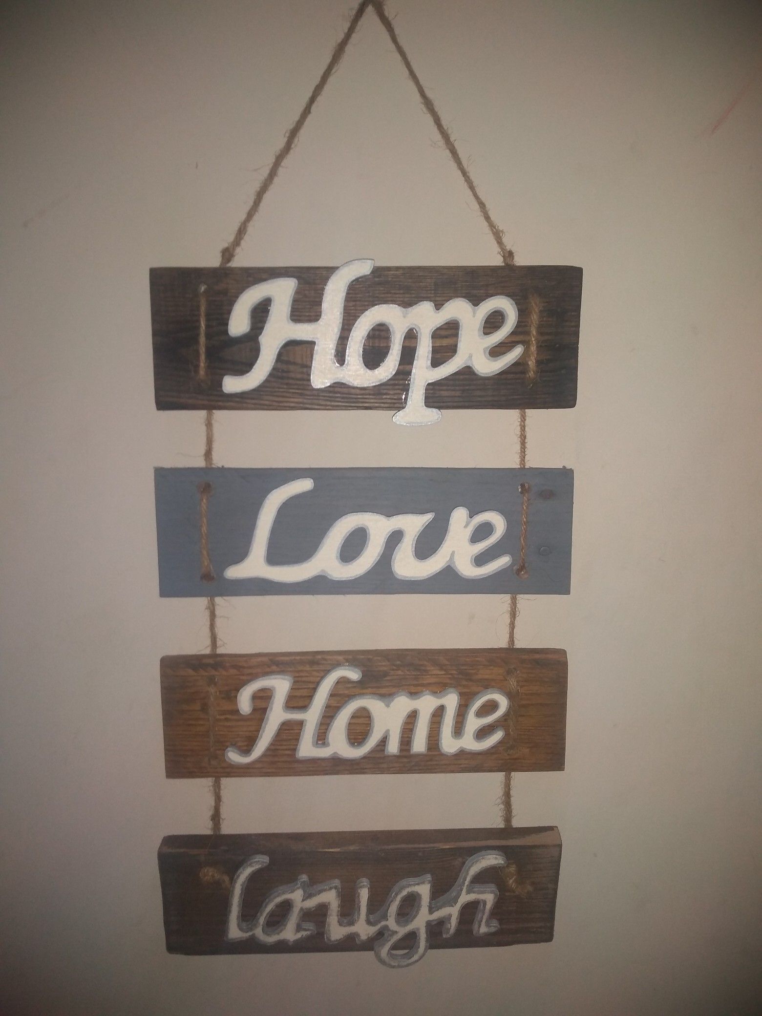 Rustic wooden signs