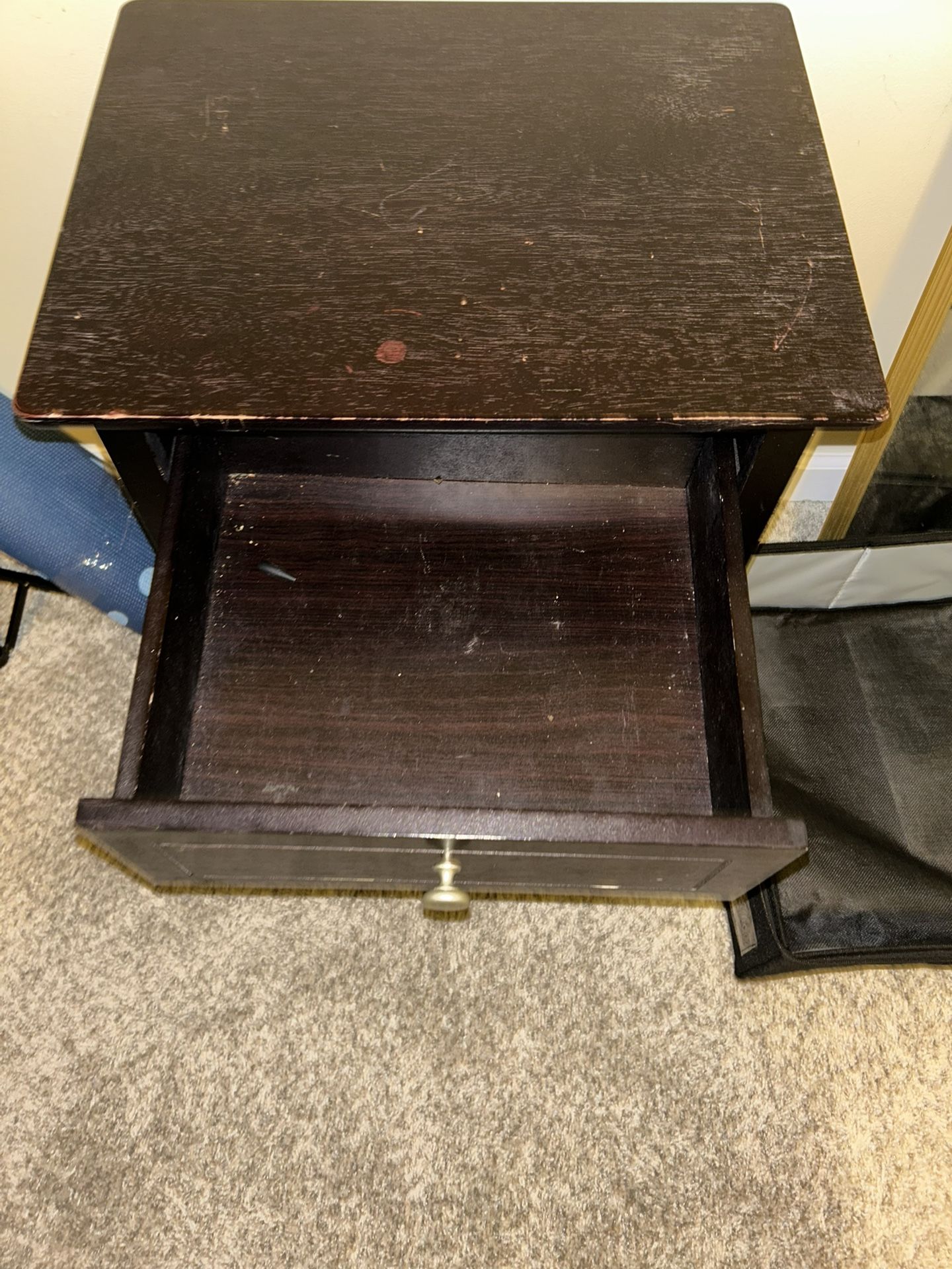 Winsome Eugene Accent Table, 18.90"W x 14.96"D x 25"H, Espresso