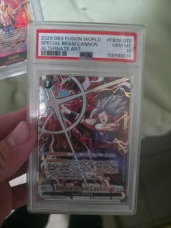 PSA 10 DBS Special Beam Cannon Alternate Art FB09-072 PSA 10