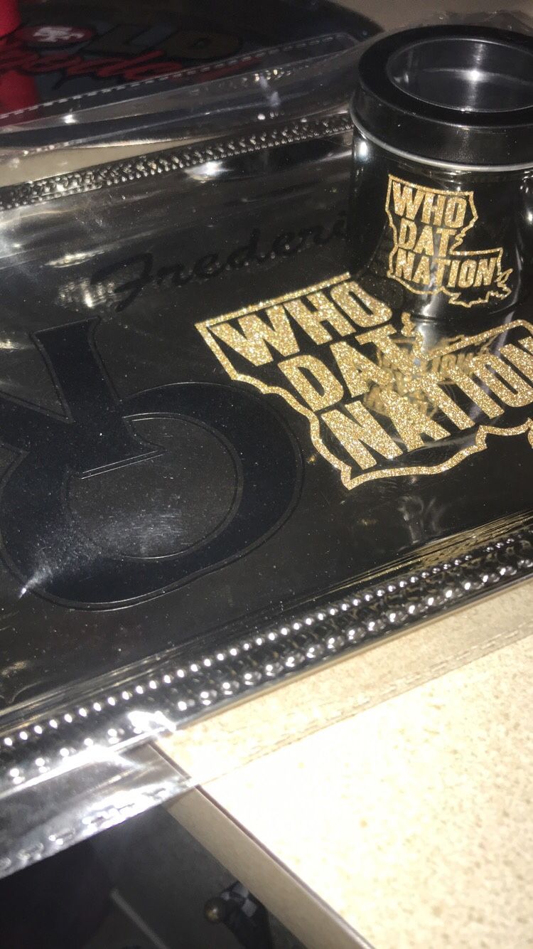 Saints Weed Tray 