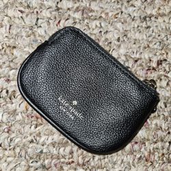 Kate Spade Black Leather Coin Purse