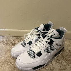 Nike Air Jordan 4 Retro - White/Oxidized Green-White - US Size 12 - FQ8138-103