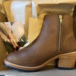 Patina Leather Boots