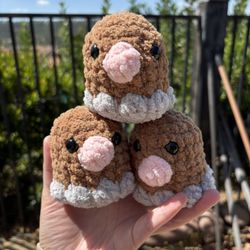 Pokémon Diglett Plushie 🧶 Crochet 🧶 Handmade 