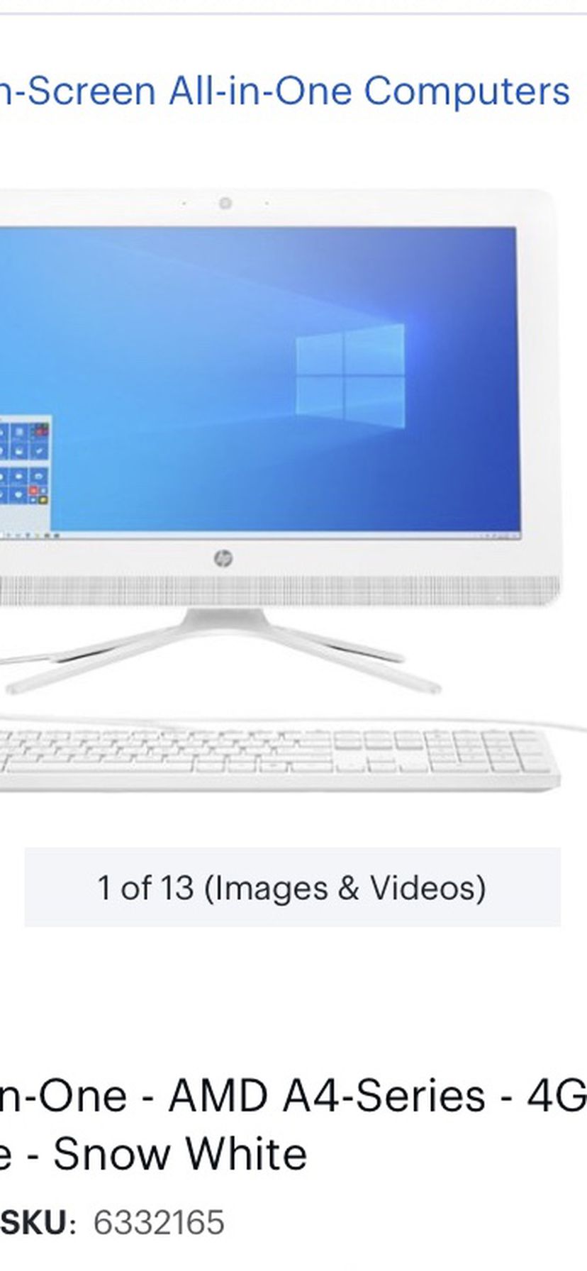 HP All In one Computer