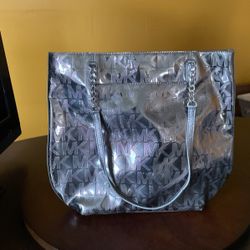 Original Silver Michael Koors Hand Bag