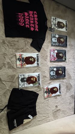 BAPE,CHROME,ESSENTIAL SHORTS