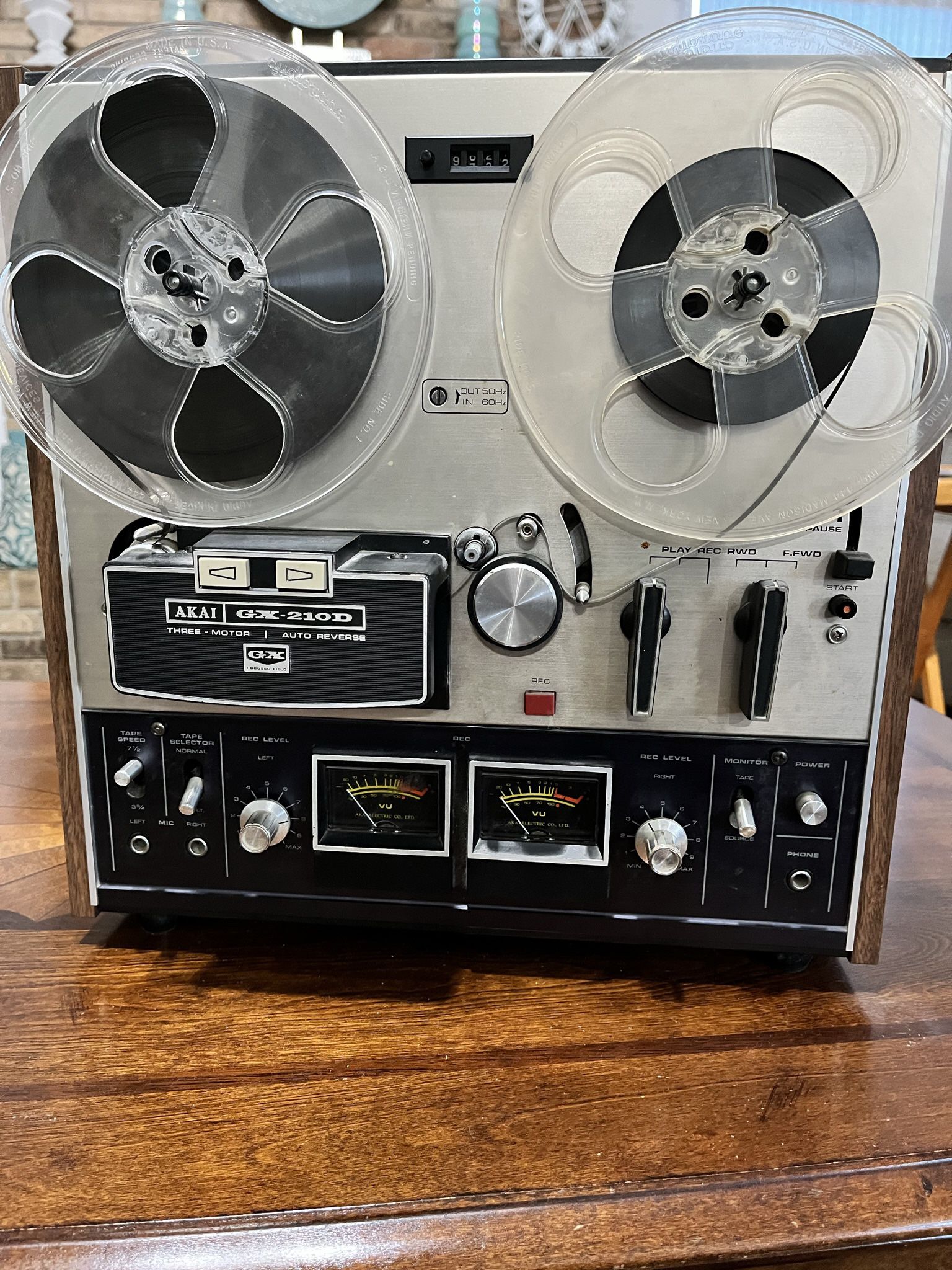 Reel Recorder Vintage Classic Music Akai GX-210D