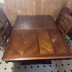 Dining set With Table And 4 Chairs
