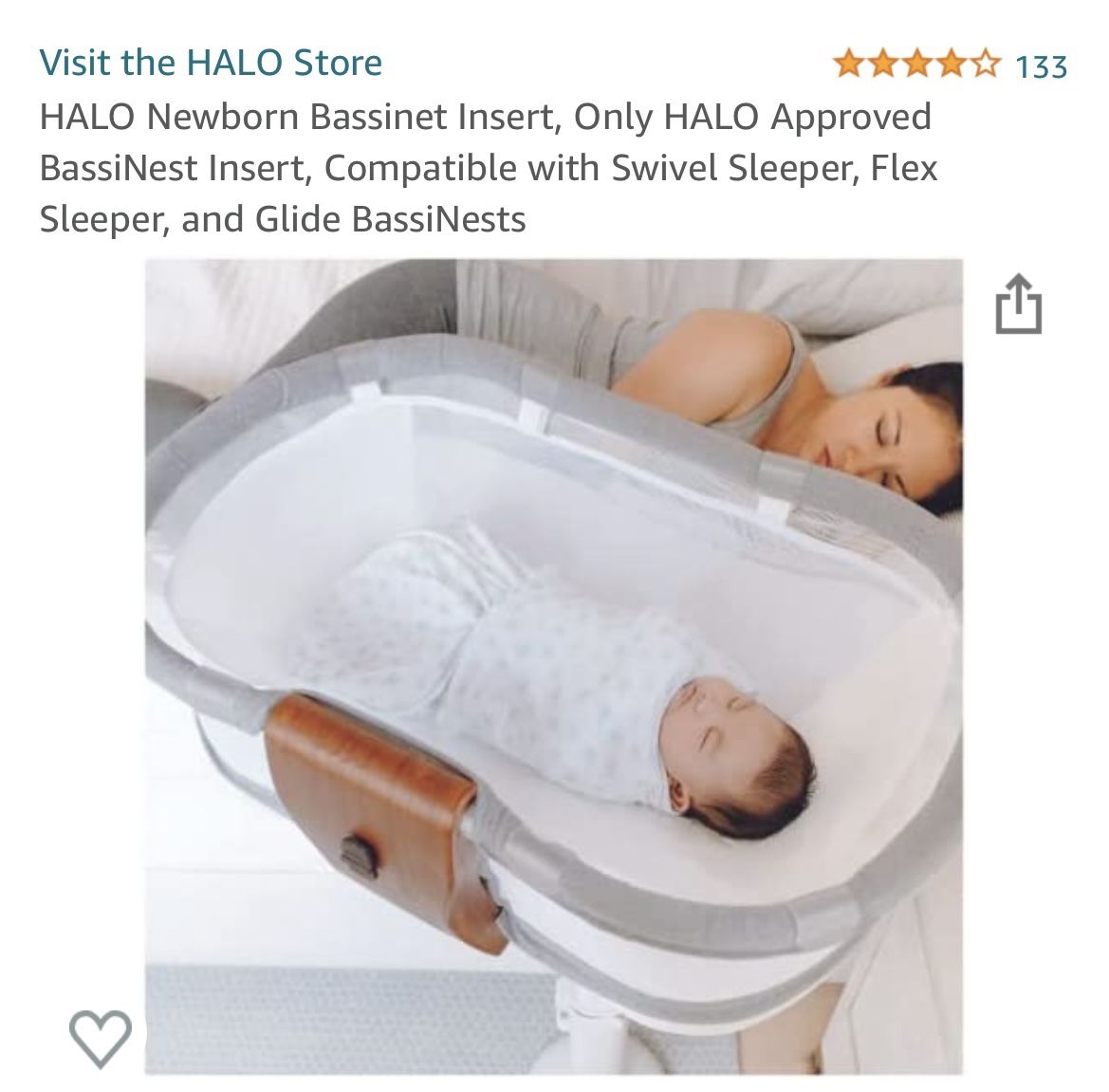 Baby Bassinet Halo Bassinest Newborn Insert HALO BassiNest Newborn