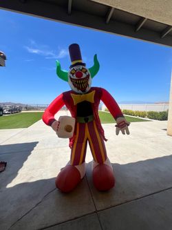 12ft killer clown blow up