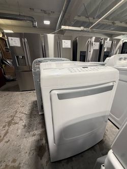 LG White Front-Load Dryer