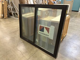 ANDERSEN WINDOWS 100 Series Black Gliding Window 59″ x 47″