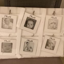 Photo Frame - White Wood New