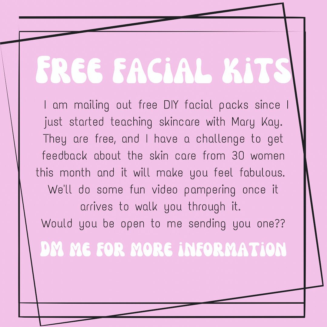 Free facial kits