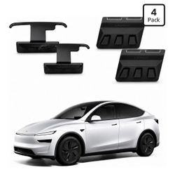 4-Pack Seat Hooks and Trunk Hooks for 2025–2026 Tesla Model Y Juniper Standard and Premium[Not for Performance & Model YL 6 Seater], ABS Interior Carg