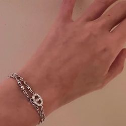 Pig Nose Diamond Bracelet White Gold