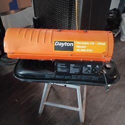 Dayton Portable Oil-fired Heater 45,000btu