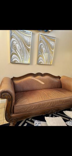 Chase and sofa set real leather