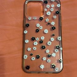iPhone 12 Pro Max Clear/Flower pattern Case