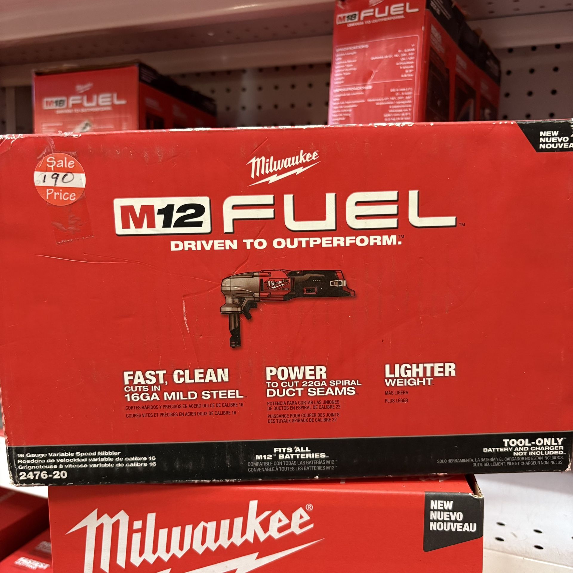 Milwaukee new Nibbler M12