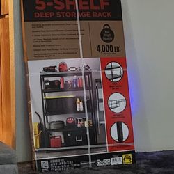 5 Shelf Deep Storage Rack
