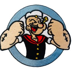 Popeye The Sailor Man Cartoon Series Character Logo Embroidered Iron On Patch
