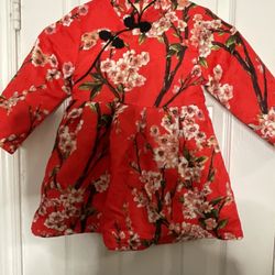 Chinese Style Princess Dress, Chinese New Years Dress, Cheongsam Dress