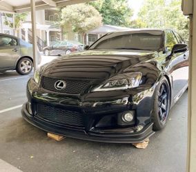 Lexus ISF Fiberglass Novel Style Front Lip