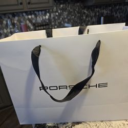 Porsche Gift Set. Brand New Bag, Key Fob, Thermal Mug, Hat