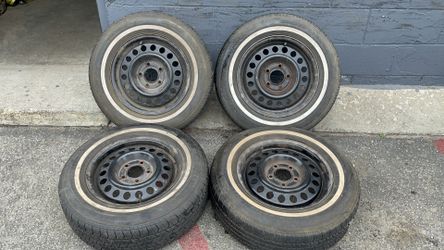Cadillac Eldorado GM 15x6 inch steel wheels 5x115mm fits 90s and newer FWD cars 