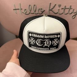 Black And White Chrome Hears Trucker Hat 