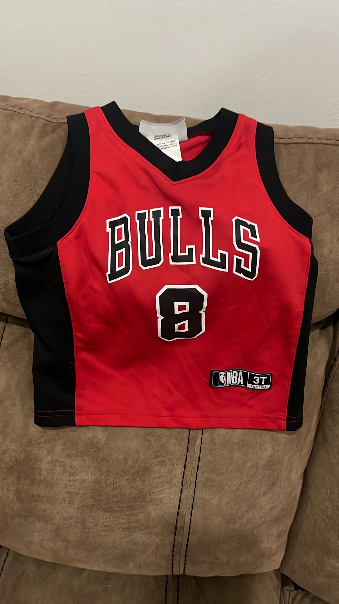 BULLS TODDLER JERSEY 3t