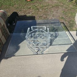 Glass Table Set