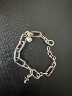 Pandora bracelet with 2 charms
