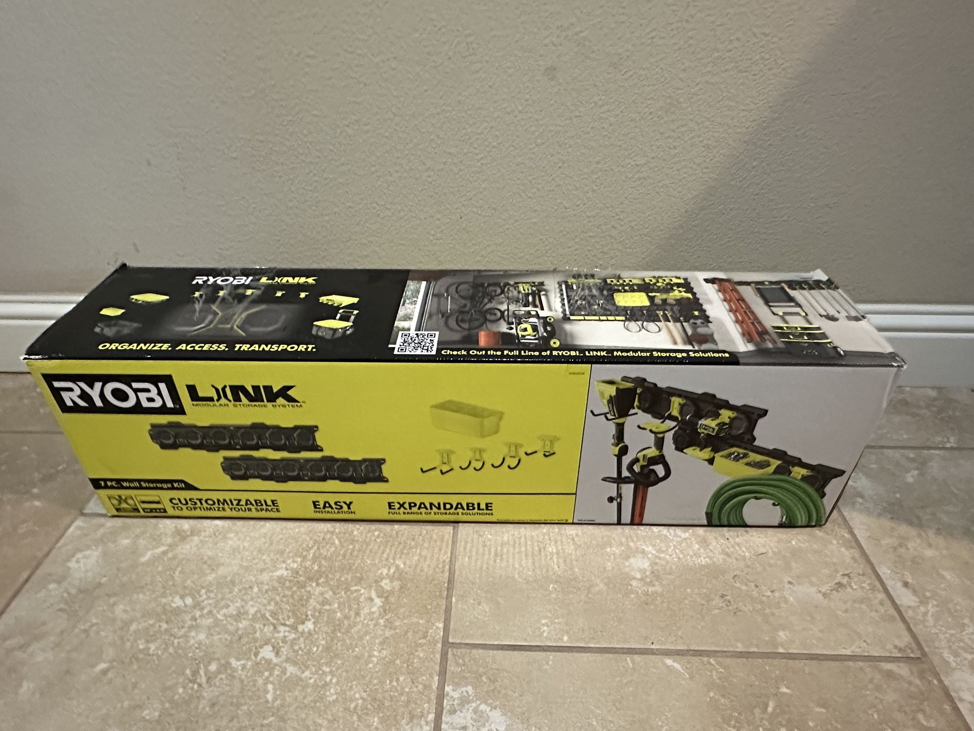 Ryobi LINK 7-Piece Wall Storage Kit